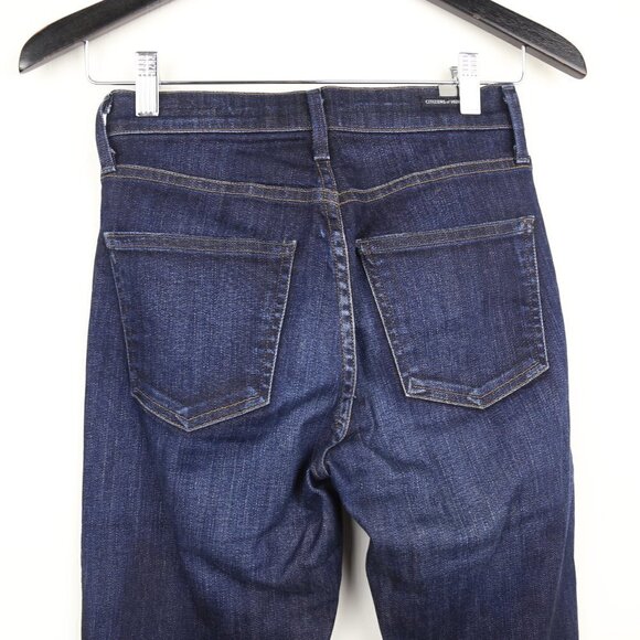 CITIZENS OF HUMANITY Rocket High Rise Skinny Dark Wash Denim Jeans - Picture 7 of 8